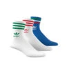 Calcetines Adidas Clásicos Media Caña (3 Pares) Nations -Nike Tienda de ventas calcetines adidas clasicos media cana pack de 3 nations white bright royal 0