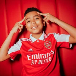Camiseta Adidas Arsenal FC Primera Equipación 2022-2023 Niño -Nike Tienda de ventas camiseta adidas arsenal fc primera equipacion 2022 2023 nino scarlet white 2