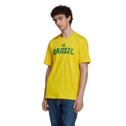 Camiseta Adidas Brazil Tee -Nike Tienda de ventas camiseta adidas brazil tee yellow 1