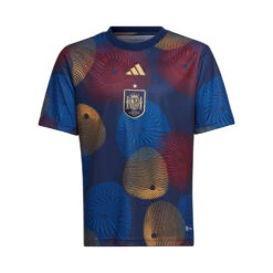 Camiseta Adidas España Pre-Match Mundial Qatar 2022 Niño