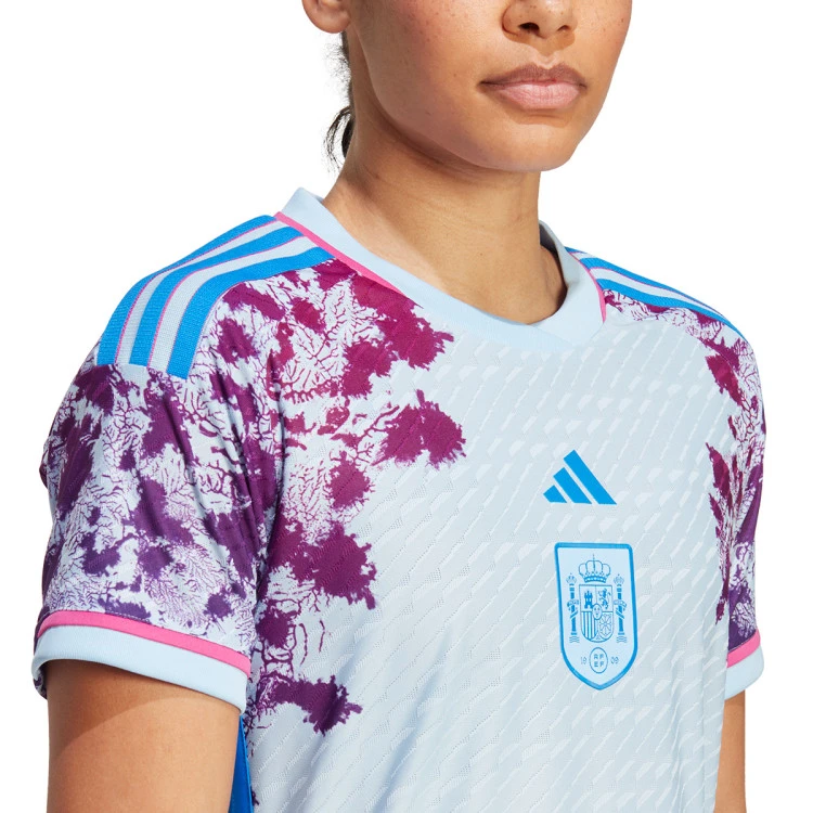 Camiseta Adidas España Segunda Equipación Authentic Mundial Femenino 2023 Mujer 6 Camiseta Adidas España Segunda Equipación Authentic Mundial Femenino 2023 Mujer - Imagen 4