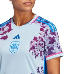 Camiseta Adidas España Segunda Equipación Mundial Femenino 2023 Mujer -Nike Tienda de ventas camiseta adidas espana segunda equipacion mundial femenino 2023 mujer glow blue 4