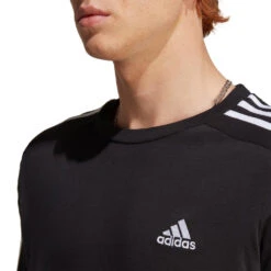 Camiseta Adidas Essentials 3 Stripes -Nike Tienda de ventas camiseta adidas essentials 3 stripes black white 3