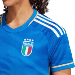 Camiseta Adidas Italia Primera Equipación 2022-2023 Mujer -Nike Tienda de ventas camiseta adidas italia primera equipacion 2022 2023 mujer blue 2