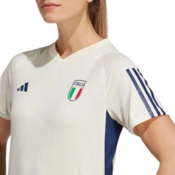 Camiseta Adidas Italia Training 2022-2023 Mujer -Nike Tienda de ventas camiseta adidas italia training 2022 2023 mujer cream white 2