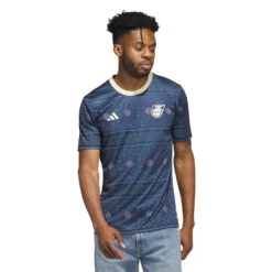 Camiseta Adidas Jamaica Pre-Match 2022-2023 -Nike Tienda de ventas camiseta adidas jamaica pre match 2022 2023 collegiate navy 3