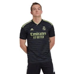 Camiseta Adidas Real Madrid CF Tercera Equipación 2022-2023 10 Camiseta Adidas Real Madrid CF Tercera Equipación 2022-2023 -Nike Tienda de ventas camiseta adidas real madrid cf tercera equipacion 2022 2023 black pulse lime 3