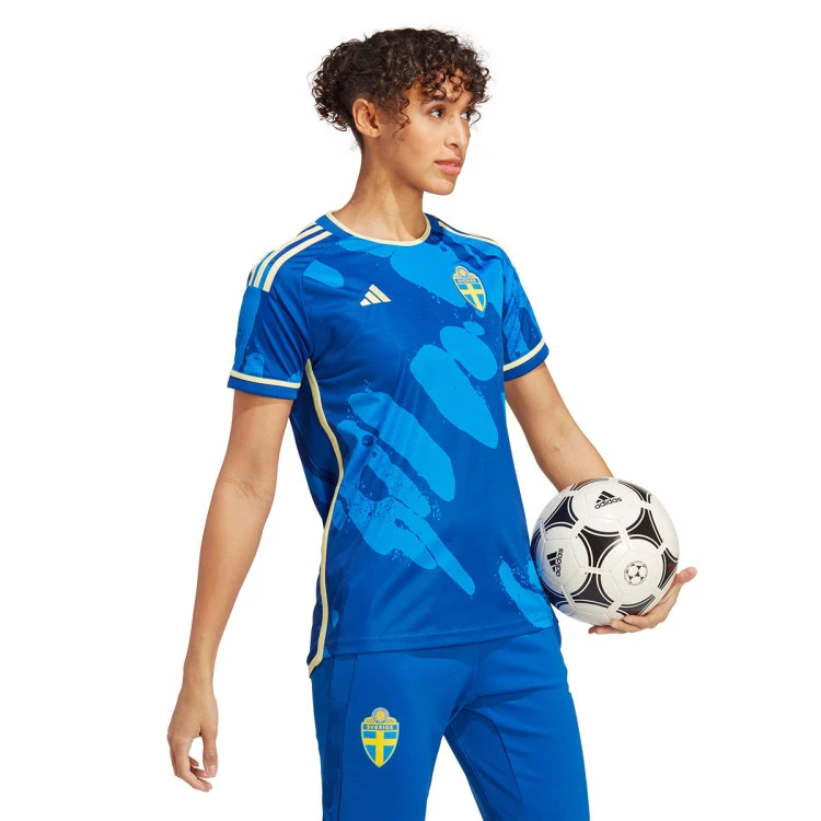 Camiseta Adidas Suecia Segunda Equipación Mundial Femenino 2023 Mujer 3 Camiseta Adidas Suecia Segunda Equipación Mundial Femenino 2023 Mujer