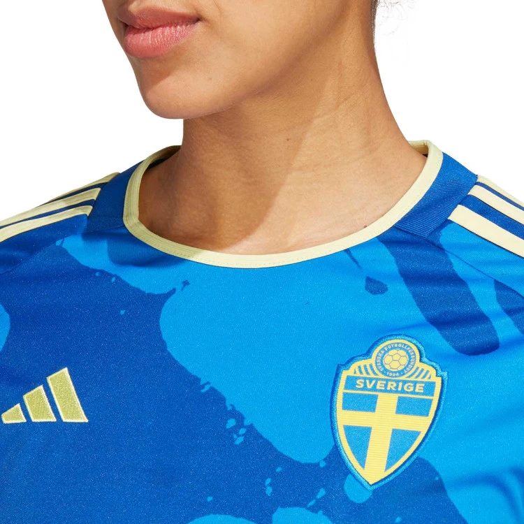 Camiseta Adidas Suecia Segunda Equipación Mundial Femenino 2023 Mujer 6 Camiseta Adidas Suecia Segunda Equipación Mundial Femenino 2023 Mujer - Imagen 4