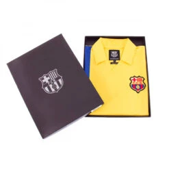 Camiseta COPA FC Barcelona 1981 - 82 Retro -Nike Tienda de ventas camiseta copa fc barcelona 1981 82 away retro football shirt yellow 3