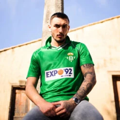Camiseta COPA Real Betis 1987 - 90 Away Retro -Nike Tienda de ventas camiseta copa real betis 1987 90 away retro football shirt green 3