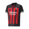 Camiseta Puma AC Milan Primera Equipación Replica 2022-2023 Niño -Nike Tienda de ventas camiseta puma ac milan primera equipacion 2022 2023 nino black tango red 0
