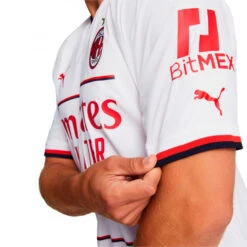 Camiseta Puma AC Milan Segunda Equipación Authentic 2022-2023 8 Camiseta Puma AC Milan Segunda Equipación Authentic 2022-2023 -Nike Tienda de ventas camiseta puma ac milan segunda equipacion match 2022 2023 white tango red 2