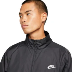 Chaqueta Nike Club+ Woven -Nike Tienda de ventas chaqueta nike club woven black white 2