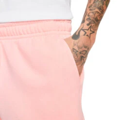 Pantalón Corto Nike Club Flow Short -Nike Tienda de ventas pantalon corto nike club flow short pink bloom white white 2