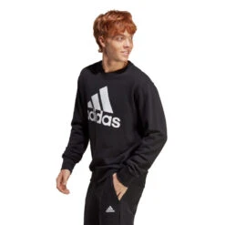 Sudadera Adidas Essentials Big Logo -Nike Tienda de ventas sudadera adidas essentials big logo black white 2