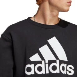 Sudadera Adidas Essentials Big Logo -Nike Tienda de ventas sudadera adidas essentials big logo black white 3