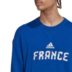 Sudadera Adidas France Crew -Nike Tienda de ventas sudadera adidas france crew royal blue 3
