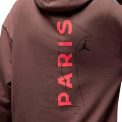 Sudadera Nike PSG X Jordan Fanswear Fleece -Nike Tienda de ventas sudadera nike jordan psg fleece plum eclipse bright crimson 2