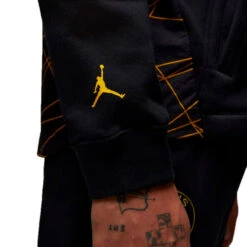 Sudadera Nike PSG X Jordan Fanswear 12 Sudadera Nike PSG X Jordan Fanswear -Nike Tienda de ventas sudadera nike psg x jordan fanswear black tour yellow 4