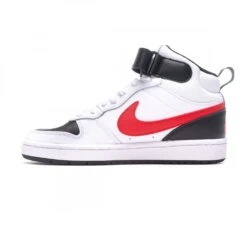 Zapatilla Nike Court Borough Mid 2 Niño -Nike Tienda de ventas zapatilla nike court borough mid 2 gs nino white university red black 2